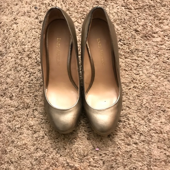 Enzo Angiolini Shoes - Enzo Angiolini Stefan Espadrille Gold Wedge